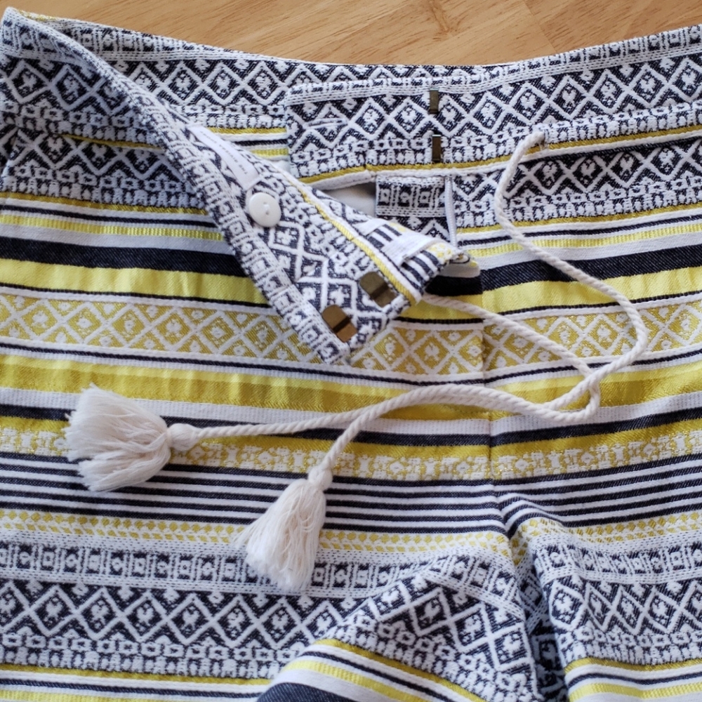 LOFT The Riviera Short boho yellow pattern - Picture 5 of 6